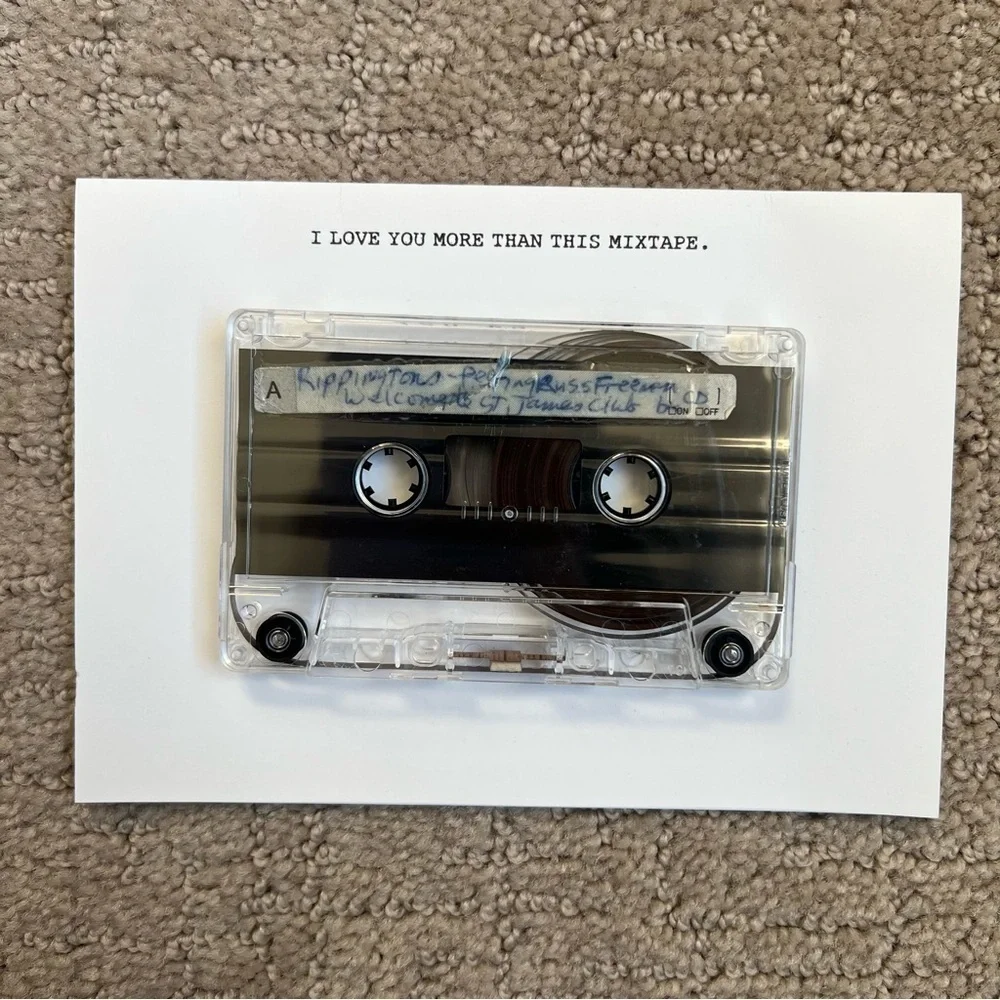 Cassette Mixtape Greeting Cards